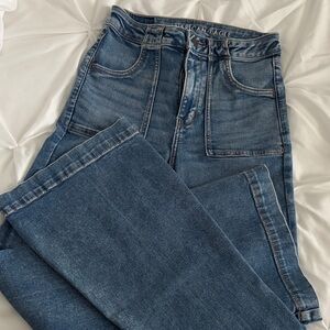 American Eagle Outfitters High Rise Blue Jeans